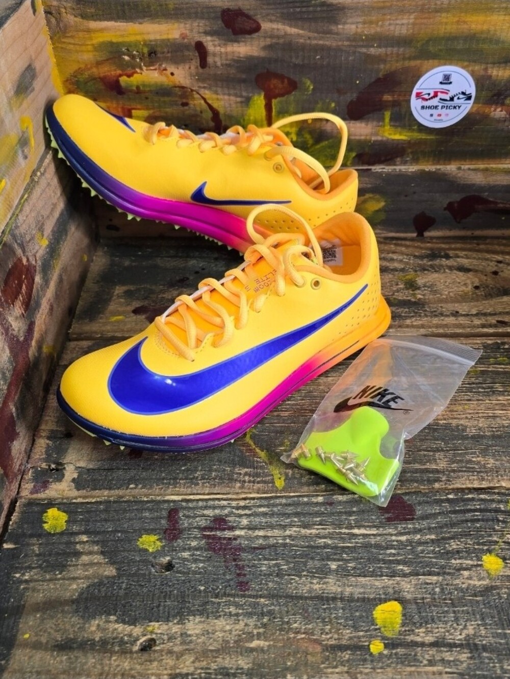 NEW Nike Triple Jump Elite 3 Track & Field Jumping‎ Spikes HV6425-800  Size 7.5